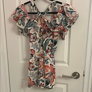 Club Monaco Floral Jumpsuit - Multicolor